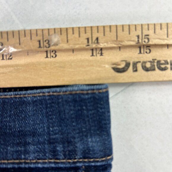 7 For All Mankind Jeans Women's 28x30* Ginger Flare Low Rise Blue Denim Tag 26 - Picture 16 of 16